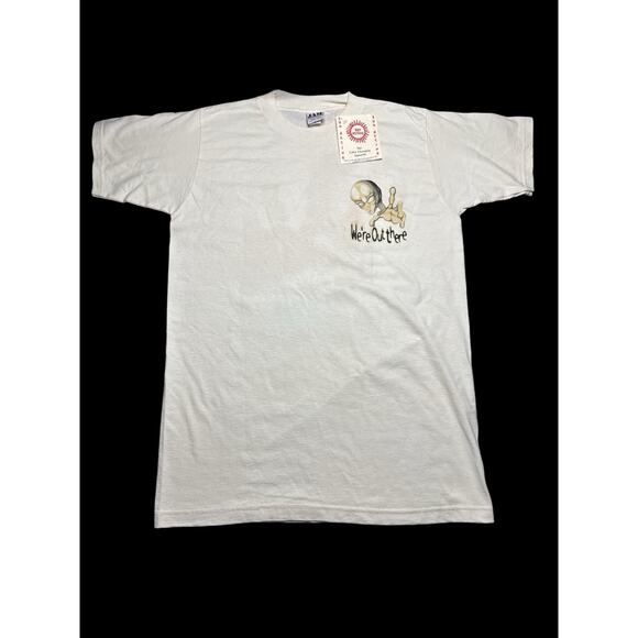 NWT~Vintage JAM Sun Active Alien “We’re Out There” Graphic T-Shirt Size Medium - Picture 1 of 9